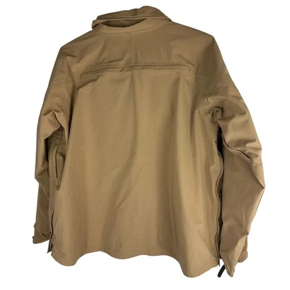 5.11 Tactical Sabre 2.0 Jacket Coyote Tan Khaki Men's Size XL Full Zip No Hood - Picture 13 of 16